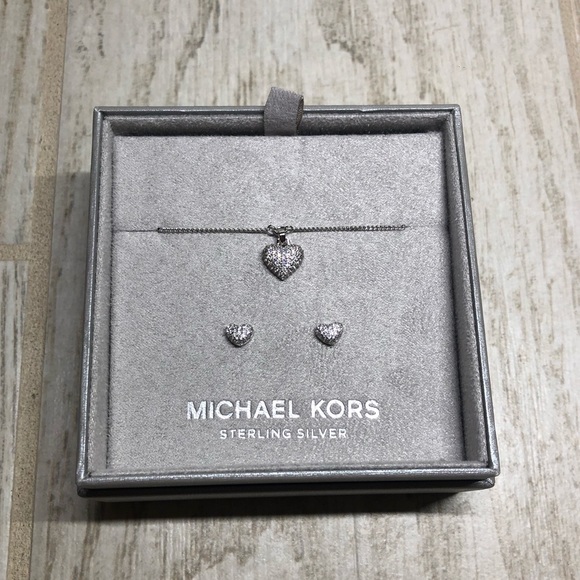 NWT Michael Kors Sterling Silver Set - Picture 3 of 6